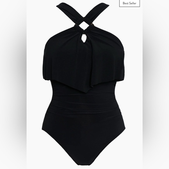 Magicsuit Liza One Piece Swimsuit size 10 Black - Picture 3 of 6